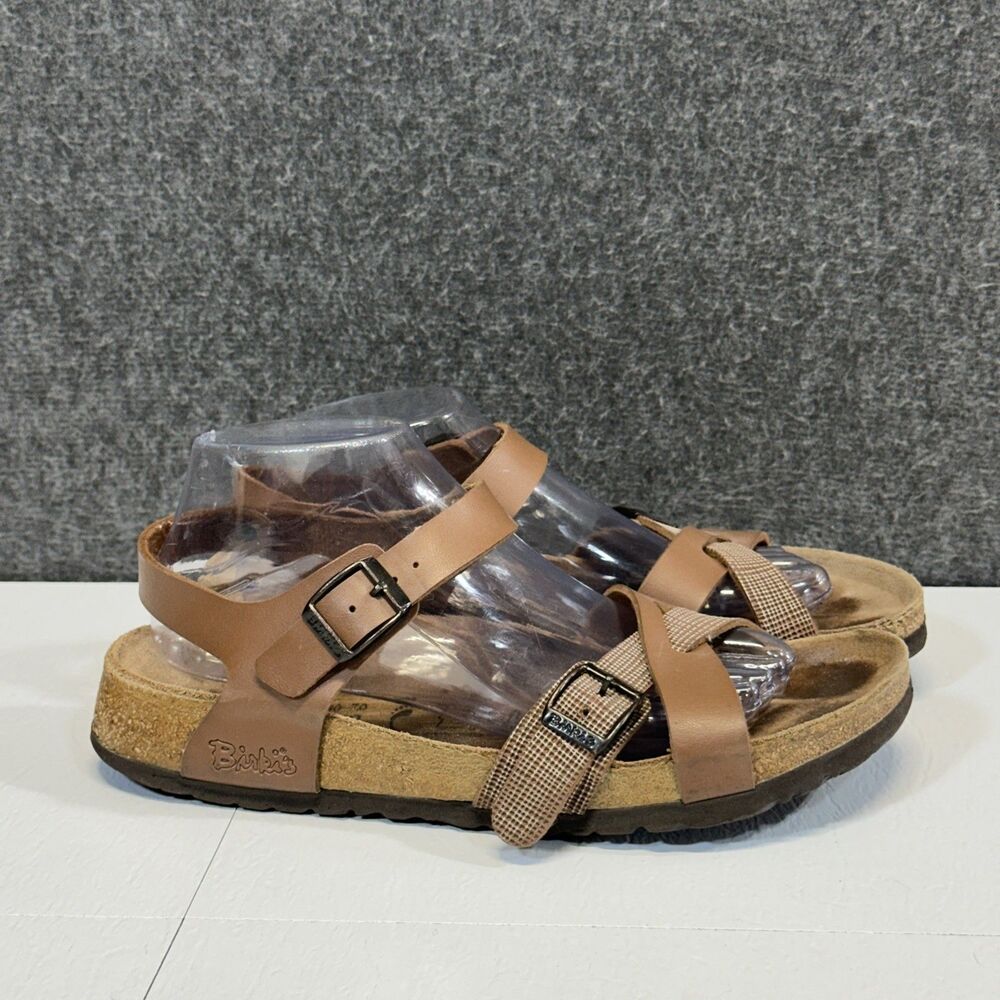 Birkenstock Birki's Lillie Sandals Women’s 9 US 40 EU Brown Cork Strappy B1
